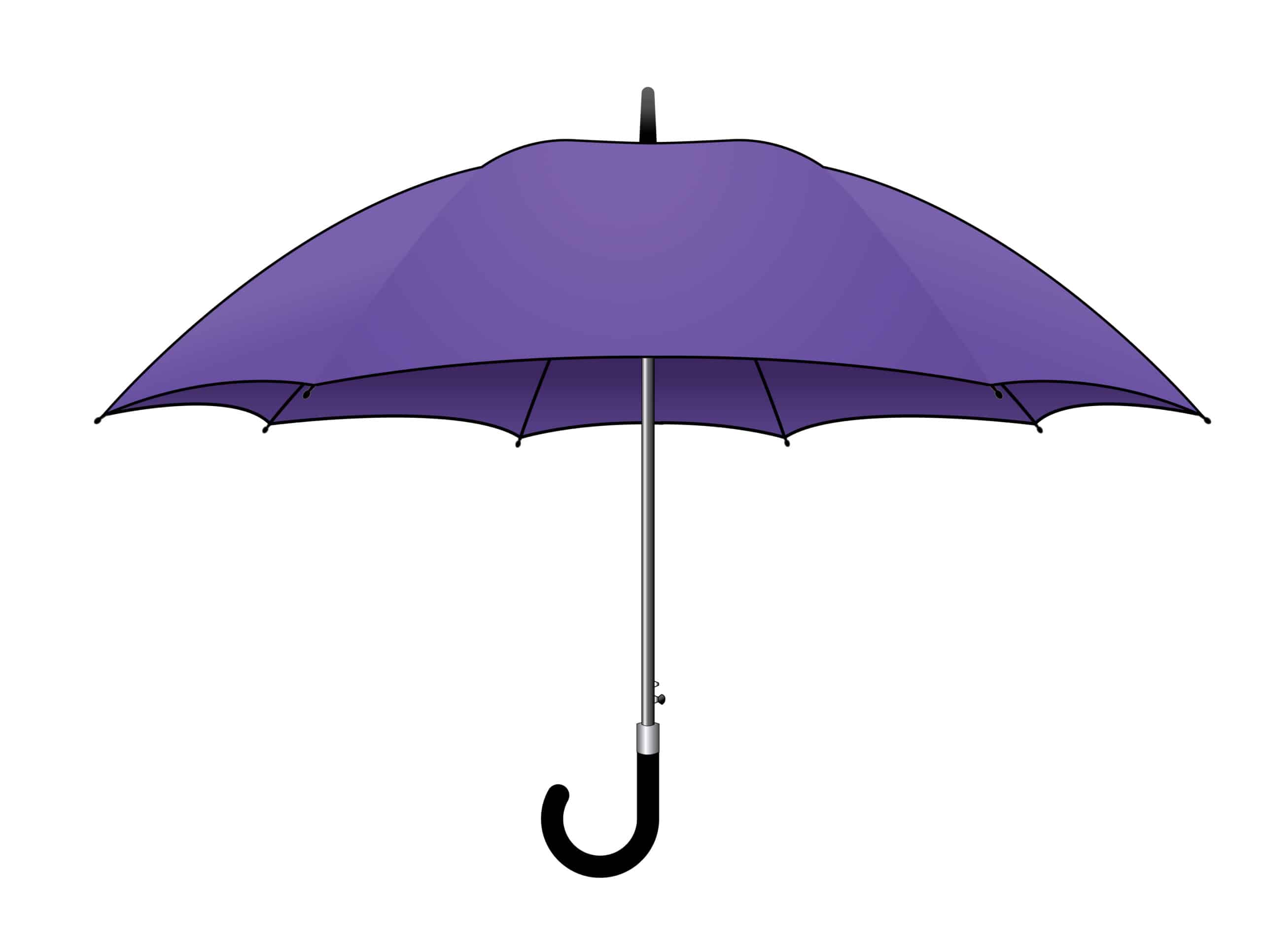 Blank,Purple,Umbrella,Rain,Template,On,White,Background,,Vector,File Blank,Purple,Umbrella,Rain,Template,On,White,Background,,Vector,File